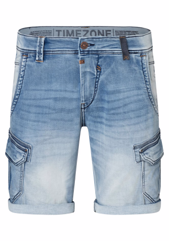 Timezone pánské jeans kraťasy 25-10021-40-3058 Slim StanleyTZ