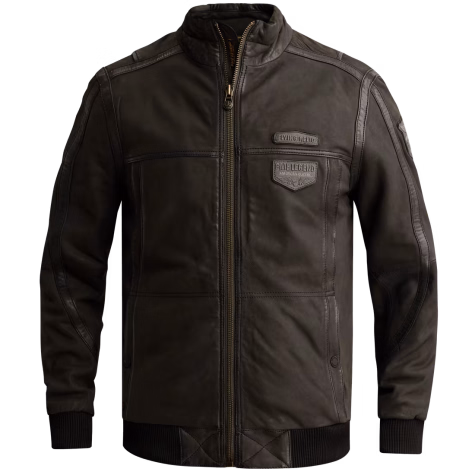 PME Legend pánská kožená bunda PLJ2608702-9067 SHORT JACKET AIR BRIDGE