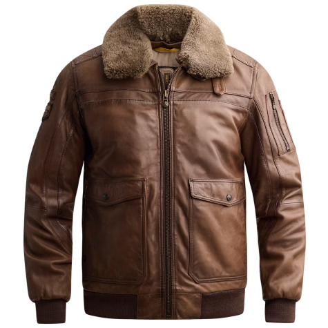 PME Legend pánská kožená bunda PLJ2608706-769 SHORT JACKET SNOWPROP