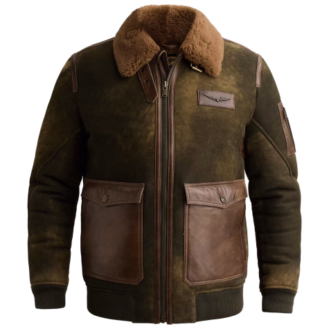 PME Legend pánská kožená bunda PLJ2609713-6540 YETSTAR