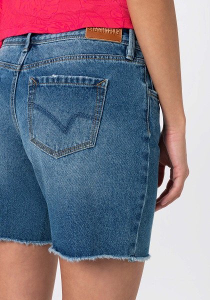 detail Timezone dámské jeans kraťasy 15-10000-00-3888