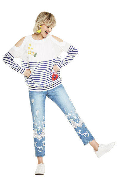 detail Desigual dámská košile 18SWBWBN