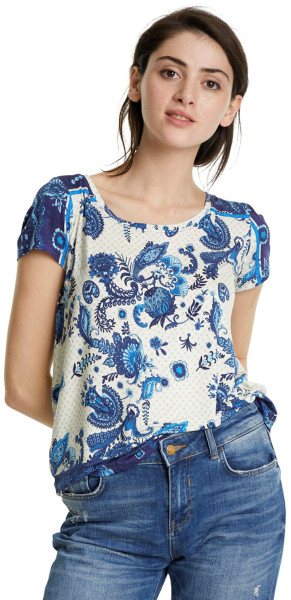 detail Desigual dámské triko 20SWTKAN