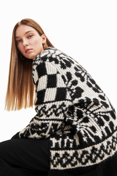 detail Desiguál dámský svetr 23WWJF01