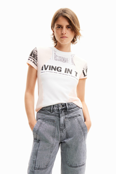 detail Desiguál dámské kalhoty 24SWDD56