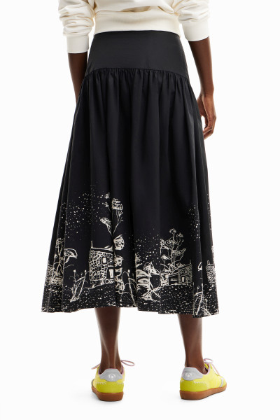 detail Desiguál dámská sukně 24SWFW11