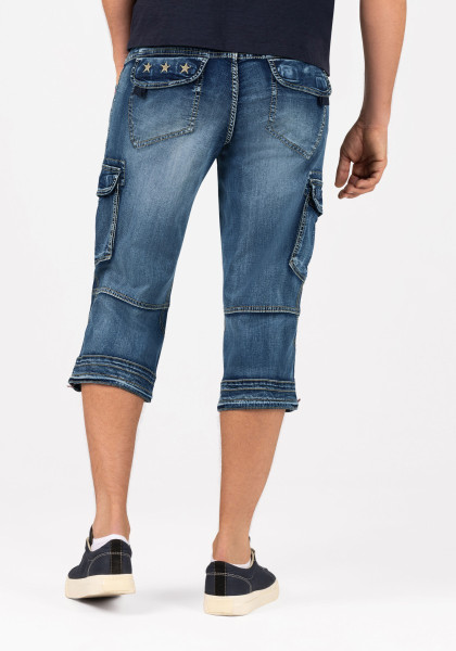 detail Timezone pánské jeans kraťasy 25-10009-21-3119