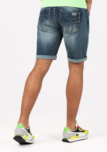 detail Timezone pánské jeans kraťasy 25-10024-01-3119