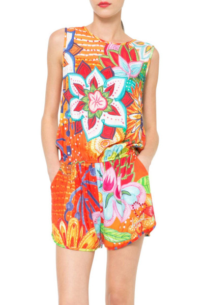 detail Desigual Plážová Tunika 61P26A3