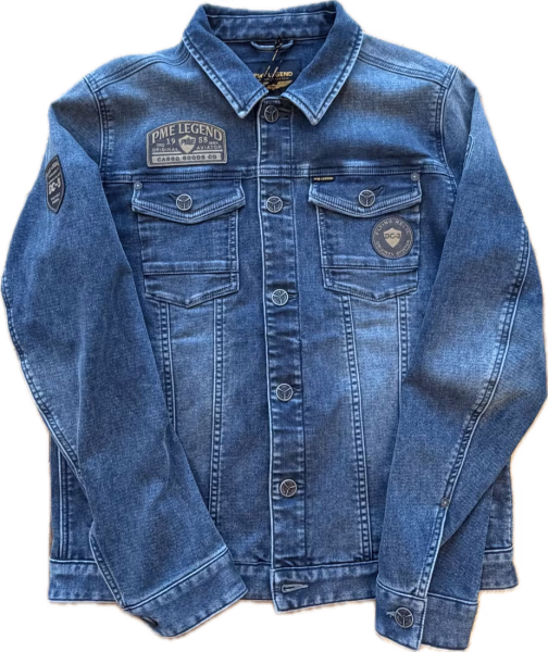 detail PME Legend pánská jeans bunda PDJ2608700-GSD DENIM