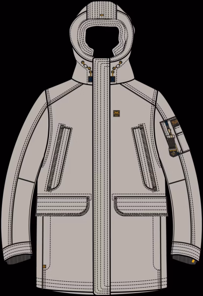 detail PME Legend pánská bunda PJA2609156-6412 ICE PILOT