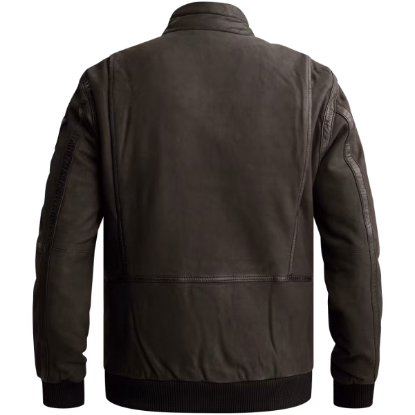 detail PME Legend pánská kožená bunda PLJ2608702-9067 SHORT JACKET AIR BRIDGE