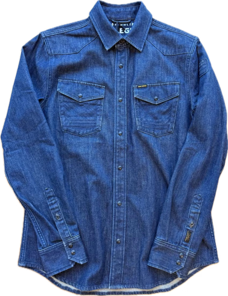 detail PME Legend pánské jeans košile PSD2608239-BCS DENIM