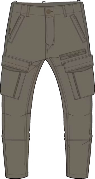 detail PME Legend pánské jeans PTR2608600-6416 NORDROP CARGO