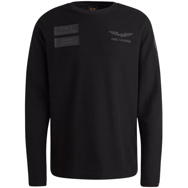 detail PME Legend pánské triko dlouhý PTS2509562-999PTS2509562