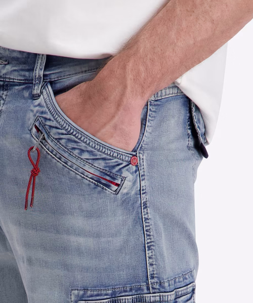 detail Timezone pánské jeans kraťasy T2 50009.3444 Loose MilesTZ