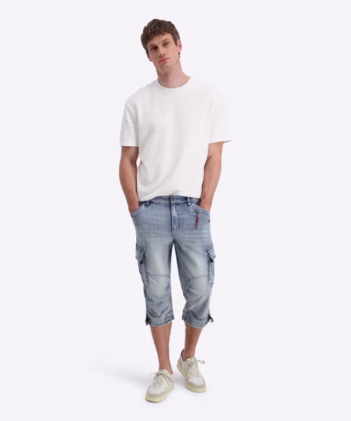 detail Timezone pánské jeans kraťasy T2 50009.3444 Loose MilesTZ