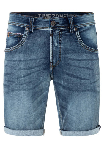 Timezone pánské jeans kraťasy 25-10013-40-3058 Slim ScottyTZ
